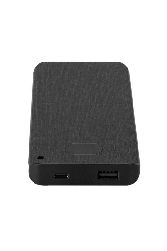 S-link IP-G10RW 10000mAh Kablosuz USB+Type-C+Micro Siyah LCD Ekranlı Taşınabilir Pil Şarj Cihazı