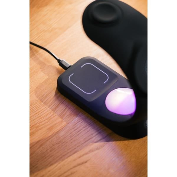 S-link SL-CW20 Telefon, Saat, Kulaklık Uyumlu 15W Siyah RGB Kablosuz Şarj Cihazı