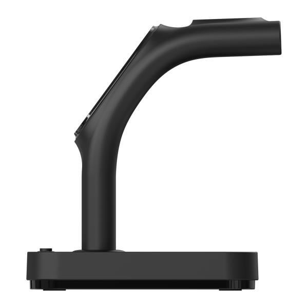 S-link SW-CWF130 Siyah Telefon Kulaklık Akıllı Saat 15W 3 in 1 Magsafe Led Logo Kablosuz Şarj Cihazı