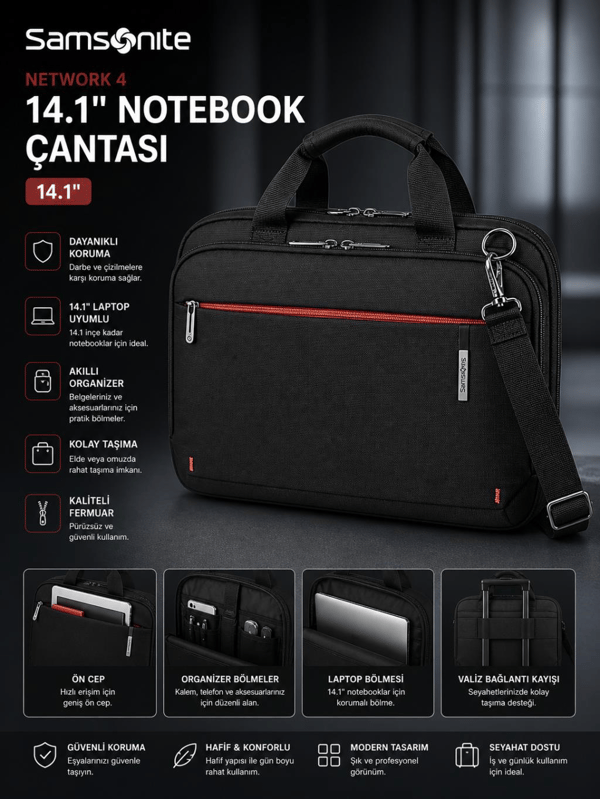 Samsonite Kı3-09-001 14.1