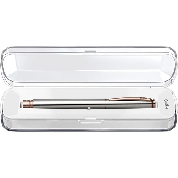 Scrikss 64 Roller Kalem Bronz Krom – Kristal Kutulu Premium Roller Kalem
