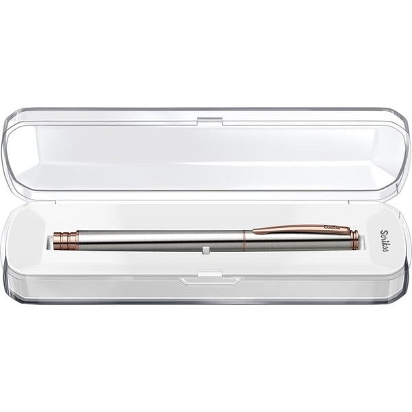 Scrikss 64 Roller Kalem Bronz Krom – Kristal Kutulu Premium Roller Kalem