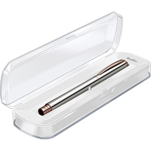 Scrikss 64 Roller Kalem Bronz Krom – Kristal Kutulu Premium Roller Kalem