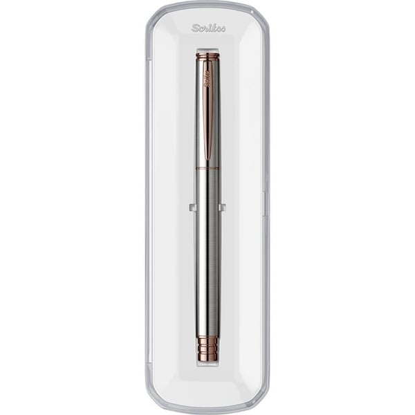 Scrikss 64 Roller Kalem Bronz Krom – Kristal Kutulu Premium Roller Kalem