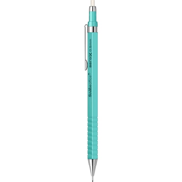 Scrikss Aero-X Mekanik Kurşun Kalem 0.5 mm Turkuaz