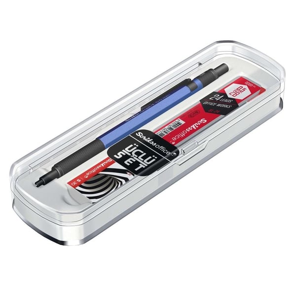 Scrikss Graph-X 3'lü Set Mekanik Kurşun Kalem 0.5 mm Mavi