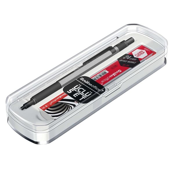 Scrikss Graph-X 3'lü Set Mekanik Kurşun Kalem 0.5 mm Antrasit