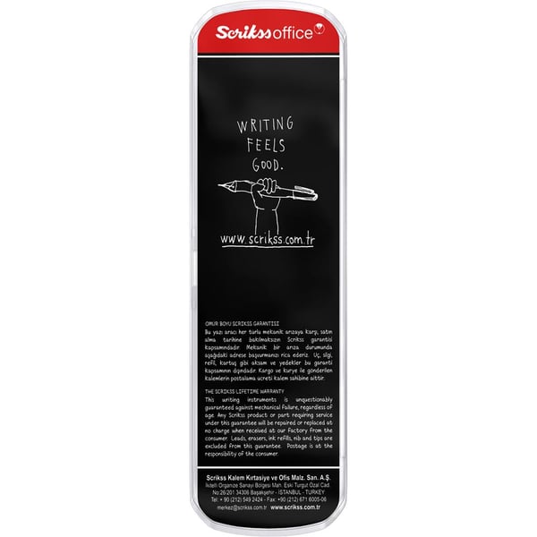 Scrikss Graph-X 3'lü Set Mekanik Kurşun Kalem 0.7 mm Kırmızı