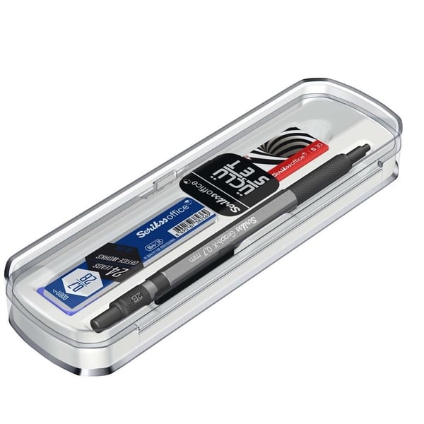 Scrikss Graph-X 3'lü Set Mekanik Kurşun Kalem 0.7 mm Antrasit
