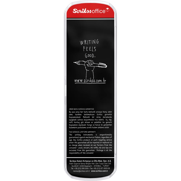 Scrikss Graph-X 3'lü Set Mekanik Kurşun Kalem 0.5 mm Antrasit