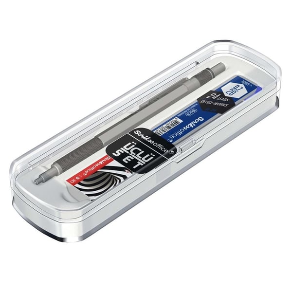 Scrikss Graph-X 3'lü Set Mekanik Kurşun Kalem 0.7 mm Kurşun Gri