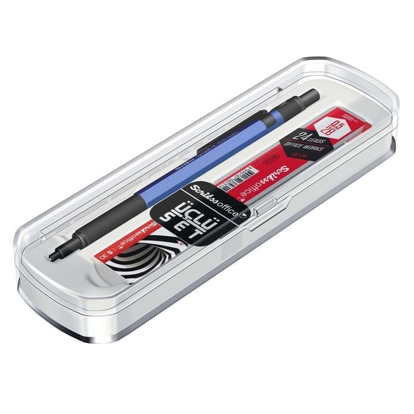 Scrikss Graph-X 3'lü Set Mekanik Kurşun Kalem 0.5 mm Mavi