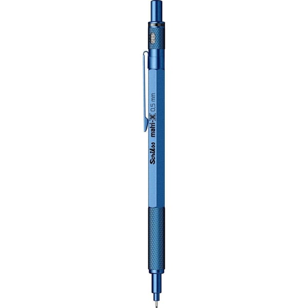 Scrikss Matri-X Mekanik Kurşun Kalem 0.5 Mm Metalik Mavi