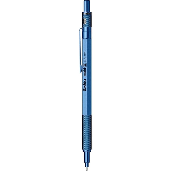 Scrikss Matri-X Mekanik Kurşun Kalem 0.5 Mm Metalik Mavi