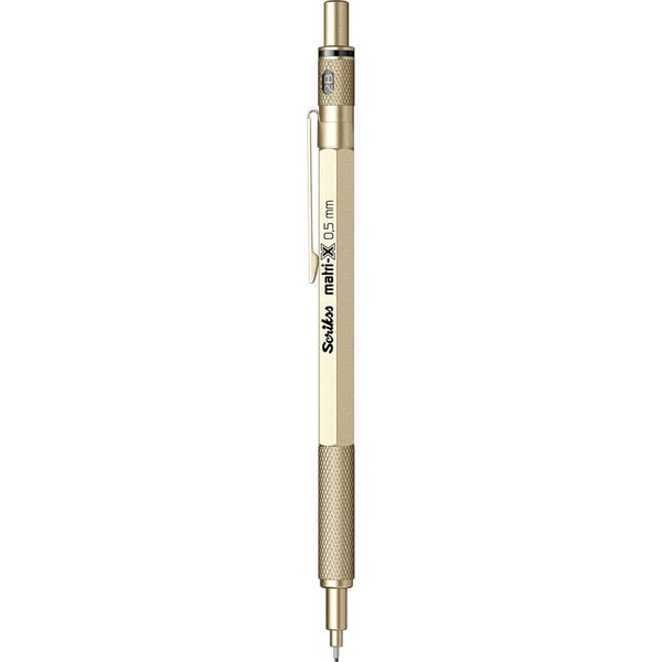 Scrikss Matri-X Mekanik Kurşun Kalem 0.5 mm Metalik Altın