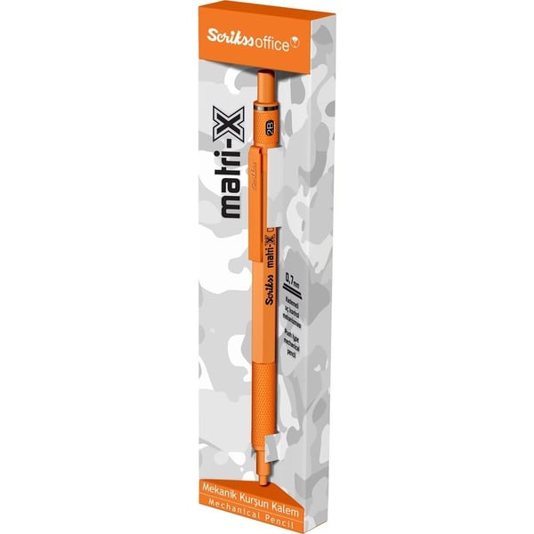 Scrikss Matri-X Mekanik Kurşun Kalem 0.7 Mm Turuncu