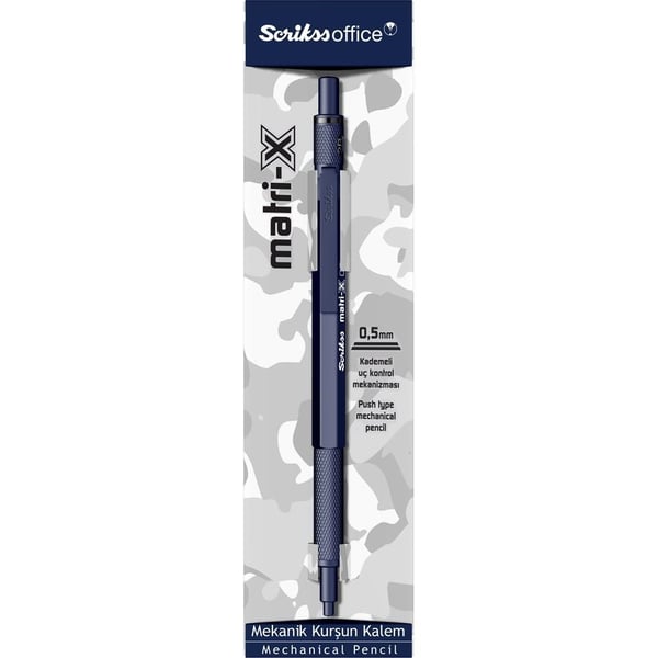 Scrikss Matri-X Mekanik Kurşun Kalem 0.5 mm Lacivert