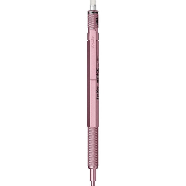 Scrikss Matri-X Mekanik Kurşun Kalem 0.7 mm Metalik Açık Pembe