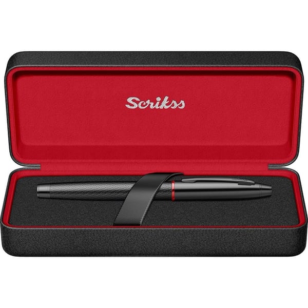 Scrikss Noble 35 Dolma Kalem M Uç Mat Siyah