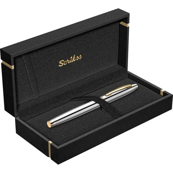 Scrikss Noble 35 Roller Kalem Krom Altın