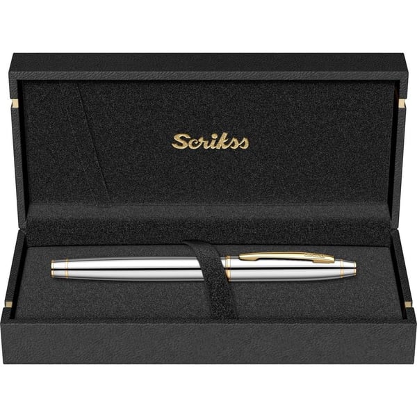 Scrikss Noble 35 Roller Kalem Krom Altın