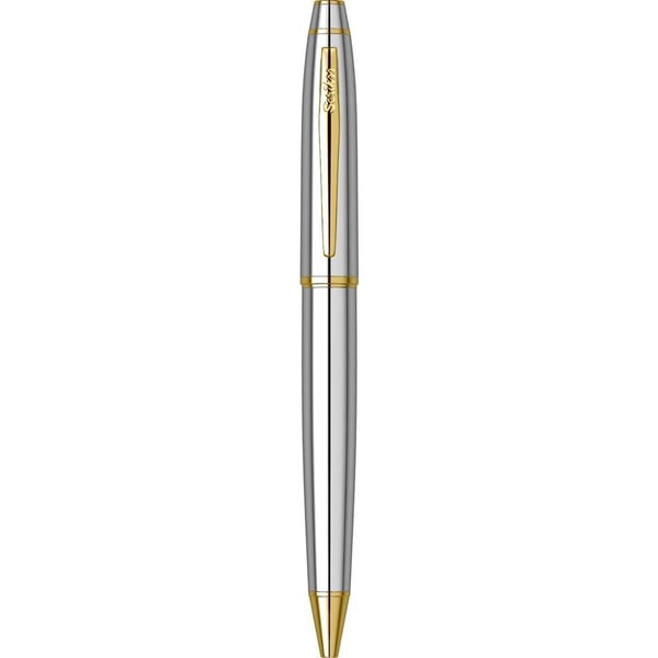 Scrikss Noble 35 Tükenmez Kalem Krom Altın