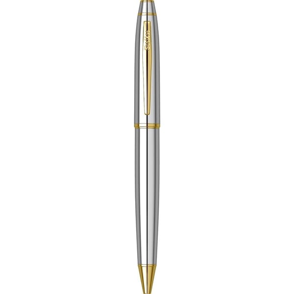 Scrikss Noble 35 Tükenmez Kalem Krom Altın