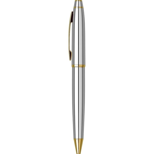 Scrikss Noble 35 Tükenmez Kalem Krom Altın