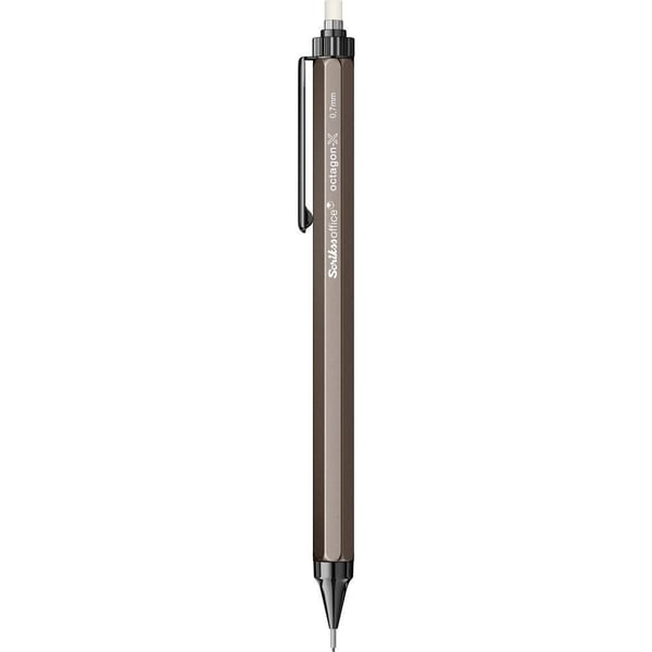 Scrikss Octagon-X Mekanik Kurşun Kalem 0.7 mm Kahverengi