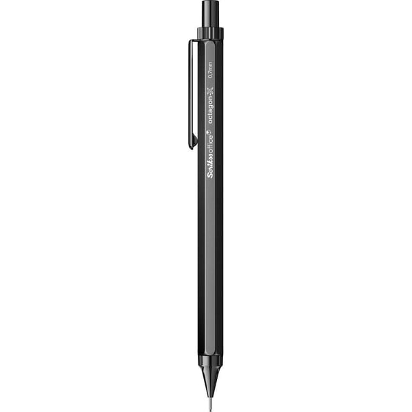 Scrikss Octagon-X Mekanik Kurşun Kalem 0.7 mm Siyah