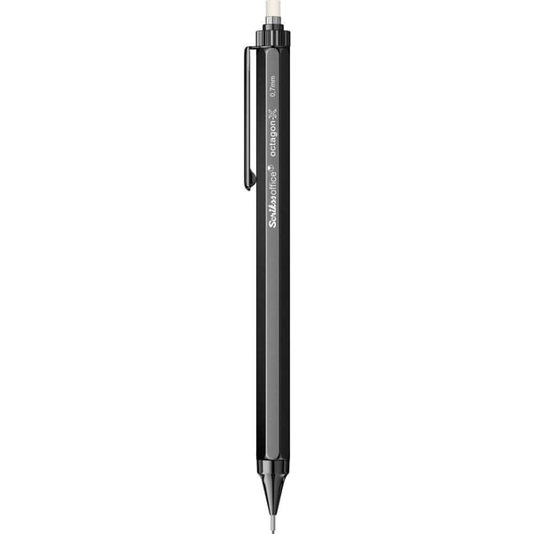 Scrikss Octagon-X Mekanik Kurşun Kalem 0.7 mm Siyah