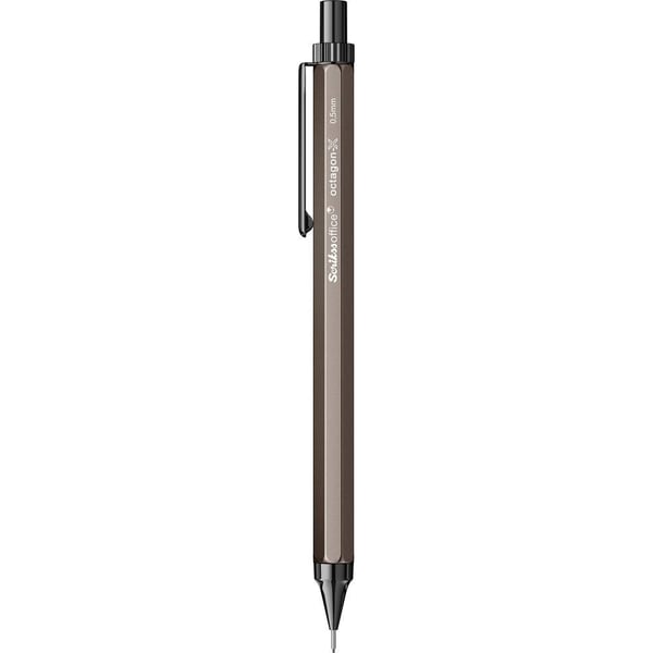 Scrikss Octagon-X Mekanik Kurşun Kalem 0.5 mm Kahverengi