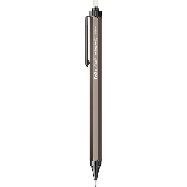 Scrikss Octagon-X Mekanik Kurşun Kalem 0.5 mm Kahverengi