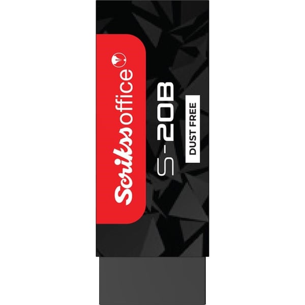 Scrikss S-20B Siyah Silgi - 1 Adet