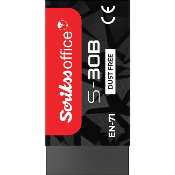 Scrikss S-30B Siyah Silgi - 1 Adet