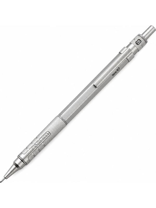Serve Axium Mekanik Kurşun Kalem 0.7 mm Alüminyum Gövde - Metalik Gri