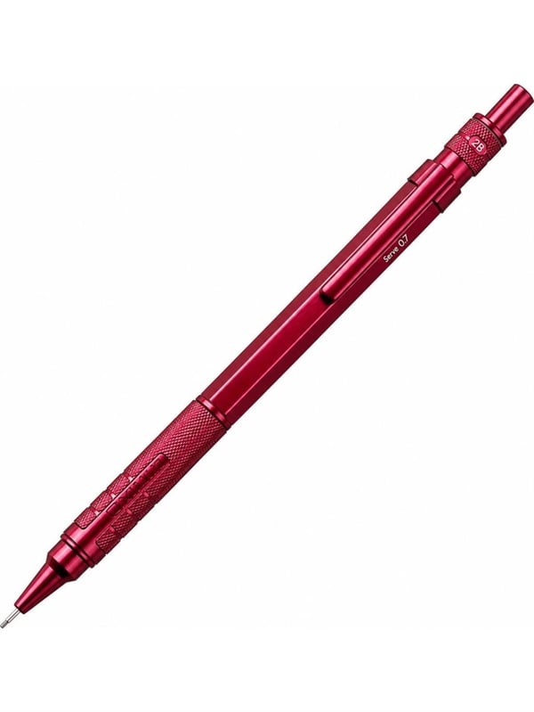 Serve Axium Mekanik Kurşun Kalem 0.7 mm Alüminyum Gövde - Metalik Bordo