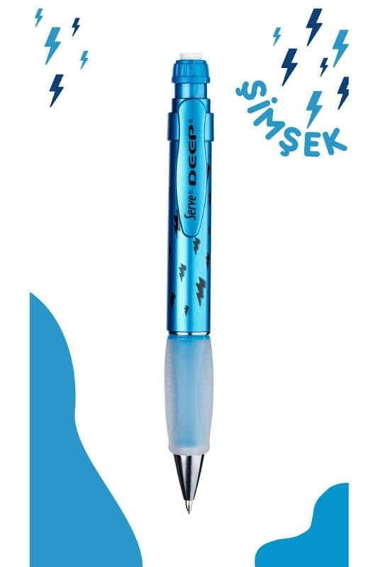 Serve Deep Mekanik Versatil Kursun Kalem 0.7mm Metalik 6`lı Kutu