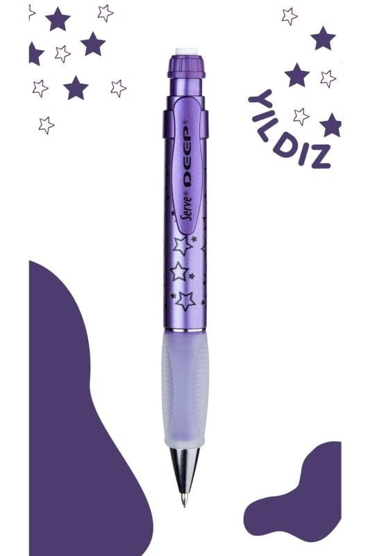 Serve Deep Mekanik Versatil Kursun Kalem 0.7mm Metalik 6`lı Kutu