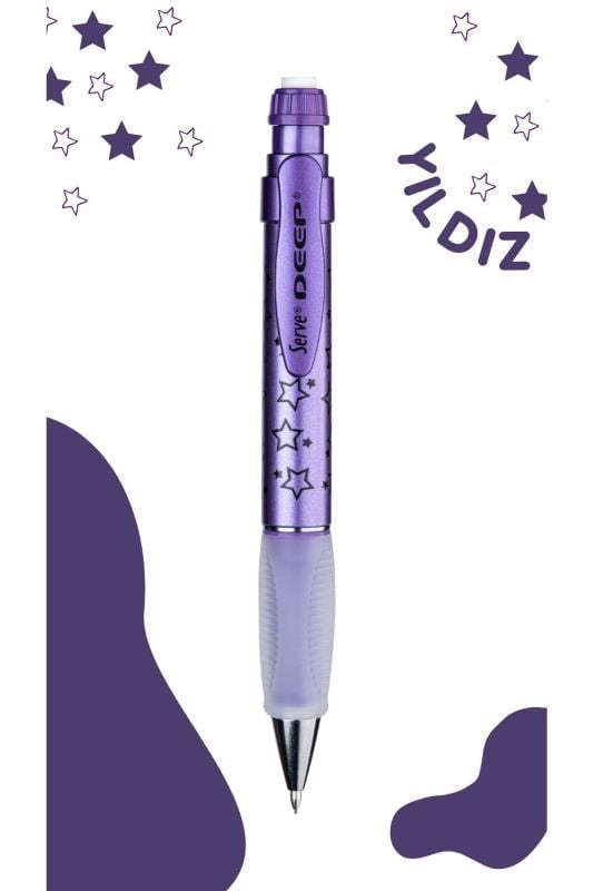 Serve Deep Mekanik Versatil Kursun Kalem 0.7mm Metalik 6`lı Kutu