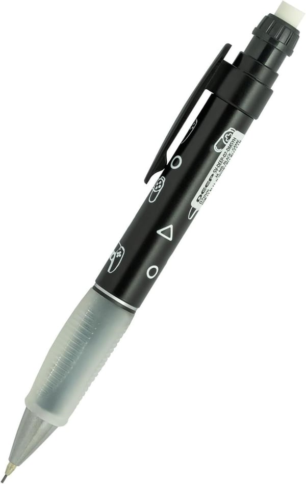 Serve Deep Versatil 0.7 mm Pre Metalik Desenli Sketch Serisi Siyah