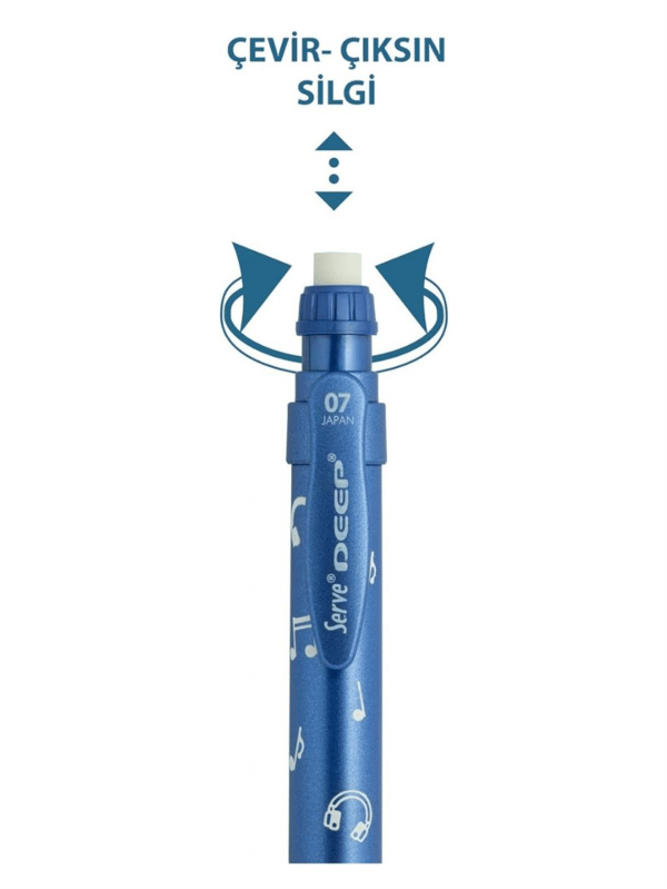Serve Deep Versatil 0.7 mm Pre Metalik Desenli Sketch Serisi Kristal Viyole