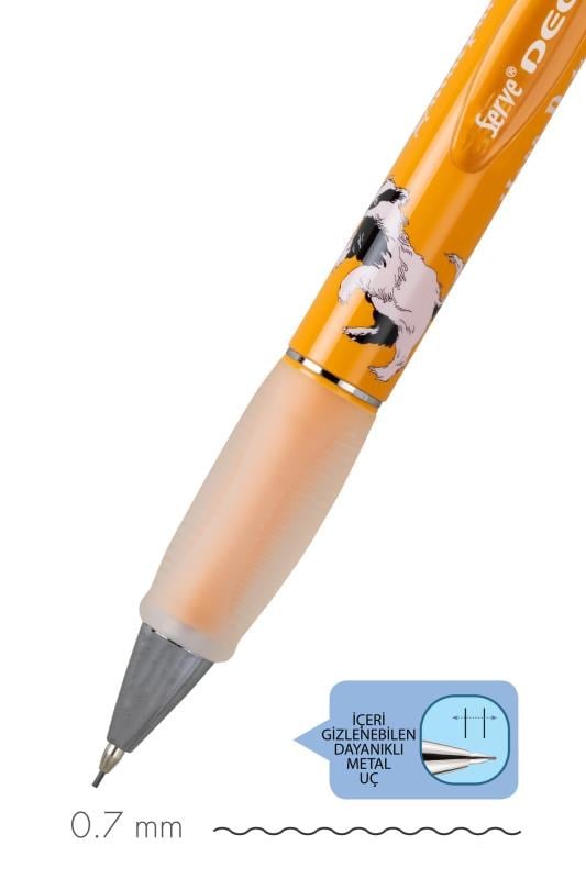 Serve Deep Versatil Kalem – Harry Potter Hufflepuff 0.7 mm | Ergonomik Mekanik Uçlu Kalem