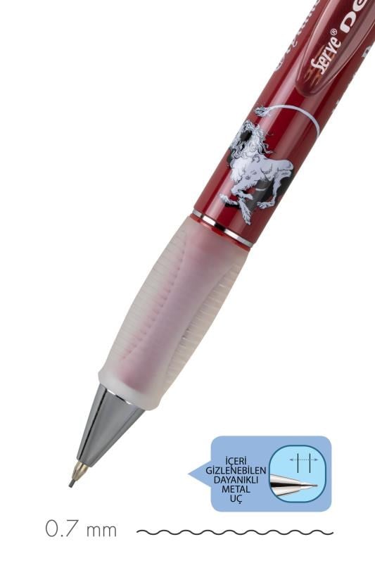 Serve Deep Versatil Kalem – Harry Potter Gryffindor 0.7 mm | Ergonomik Mekanik Uçlu Kalem