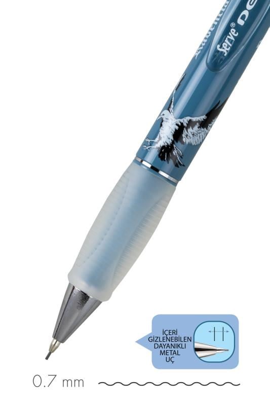 Serve Deep Versatil Kalem – Harry Potter Ravenclaw 0.7 mm | Ergonomik Mekanik Uçlu Kalem