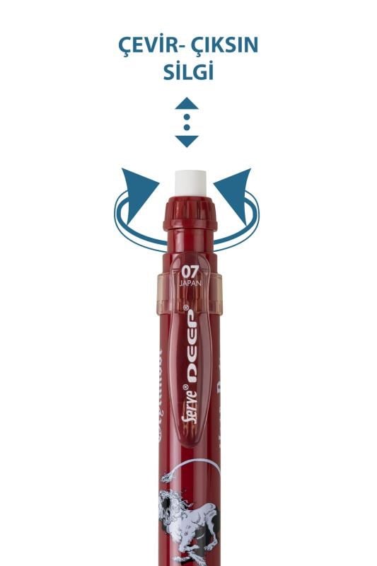 Serve Deep Versatil Kalem – Harry Potter Gryffindor 0.7 mm | Ergonomik Mekanik Uçlu Kalem