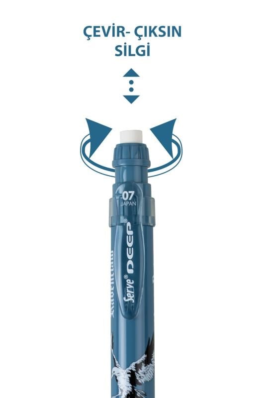 Serve Deep Versatil Kalem – Harry Potter Ravenclaw 0.7 mm | Ergonomik Mekanik Uçlu Kalem
