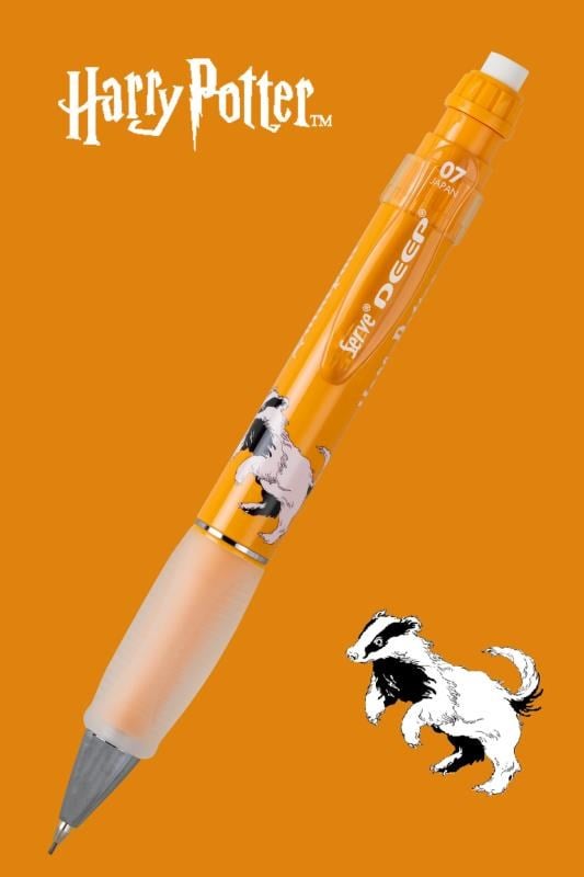 Serve Deep Versatil Kalem – Harry Potter Hufflepuff 0.7 mm | Ergonomik Mekanik Uçlu Kalem