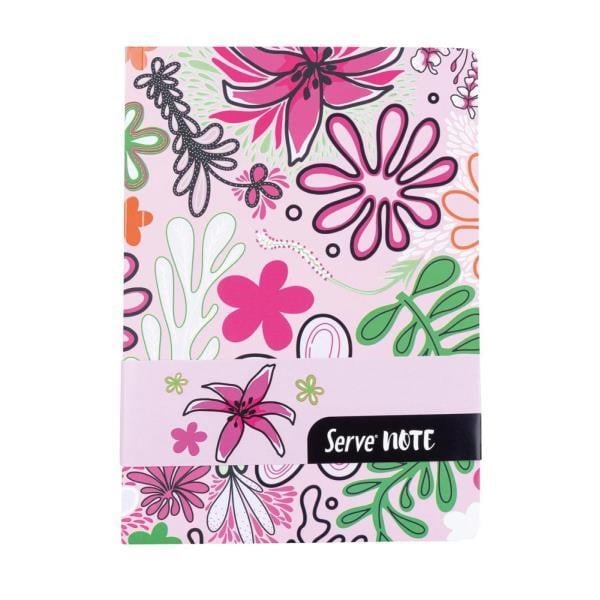 Serve Defter Seti Desenli Şeker Pembe Kutulu