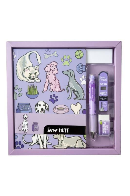 Serve Defter Seti Lavanta Kutulu SV-NTSETDLAKT